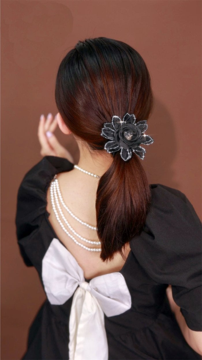 New flower bead hair band