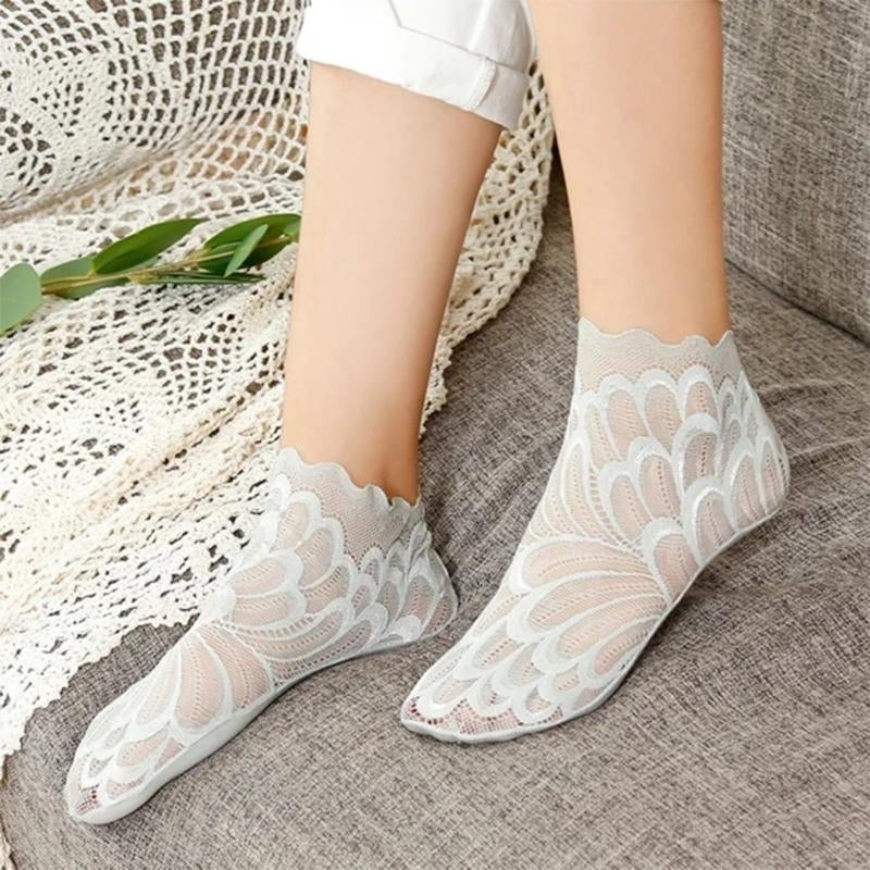 Amazing Crystal Peacock Socks（3 pairs）