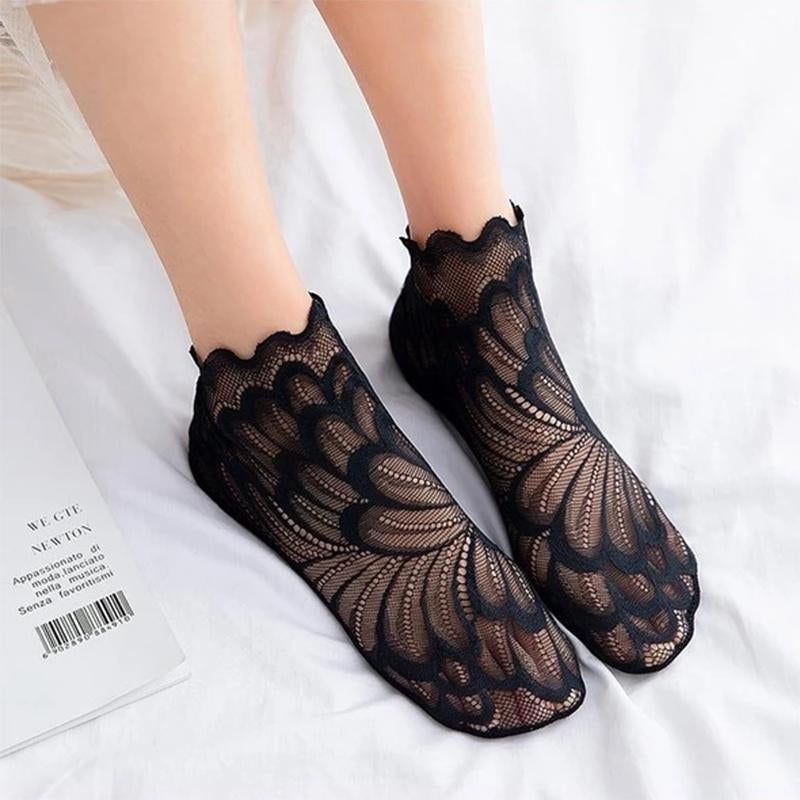 Amazing Crystal Peacock Socks（3 pairs）