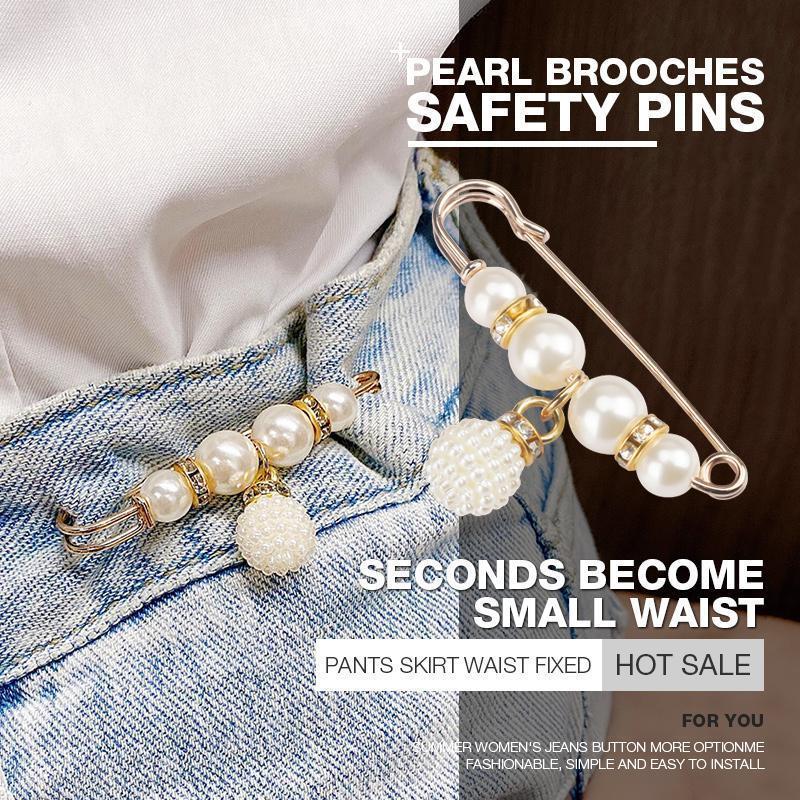 Pearl Brooch Clothing Decoration Clips