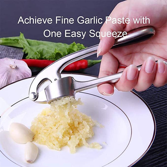 Premium Garlic Press with Soft Easy-Squeeze Ergonomic Handle